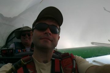 Gliding near Challes Les Eaux