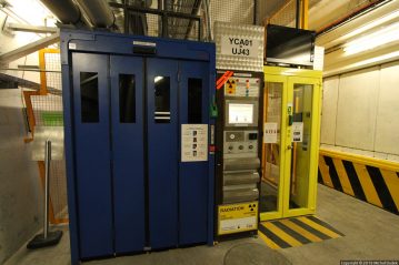 The undergrounds of the Large Hadron Collider (LHC) at CERN