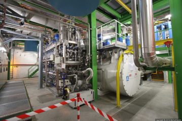 The undergrounds of the Large Hadron Collider (LHC) at CERN